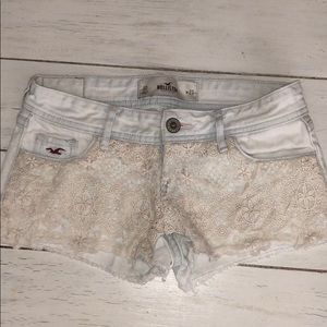 sequenced denim hollister shorts